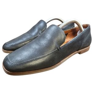 Lucky Brand Canyen Shoes Black Leather Slip On Loafers Womens Size 6.5M Business